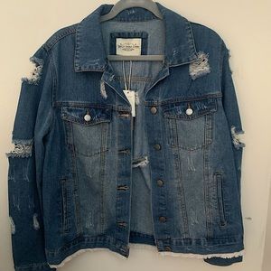 UNIQUE Women’s size L jean jacket